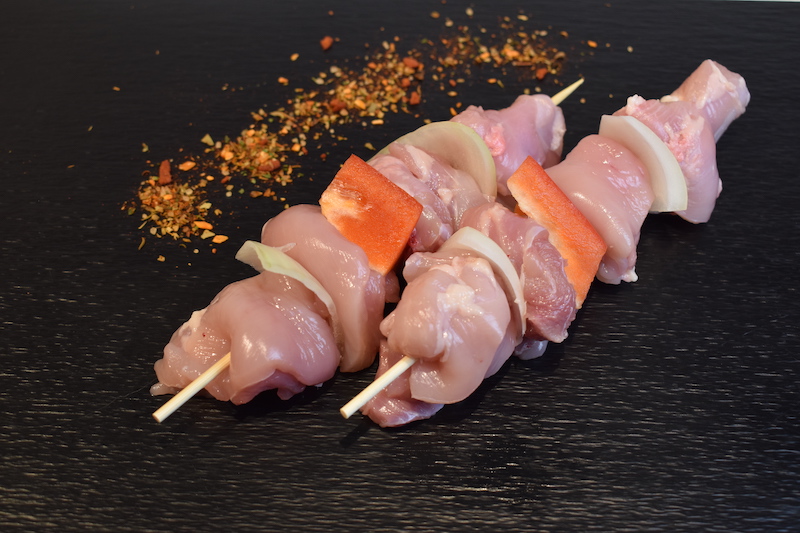 Brochette de poulet  (+/- 150 gr)